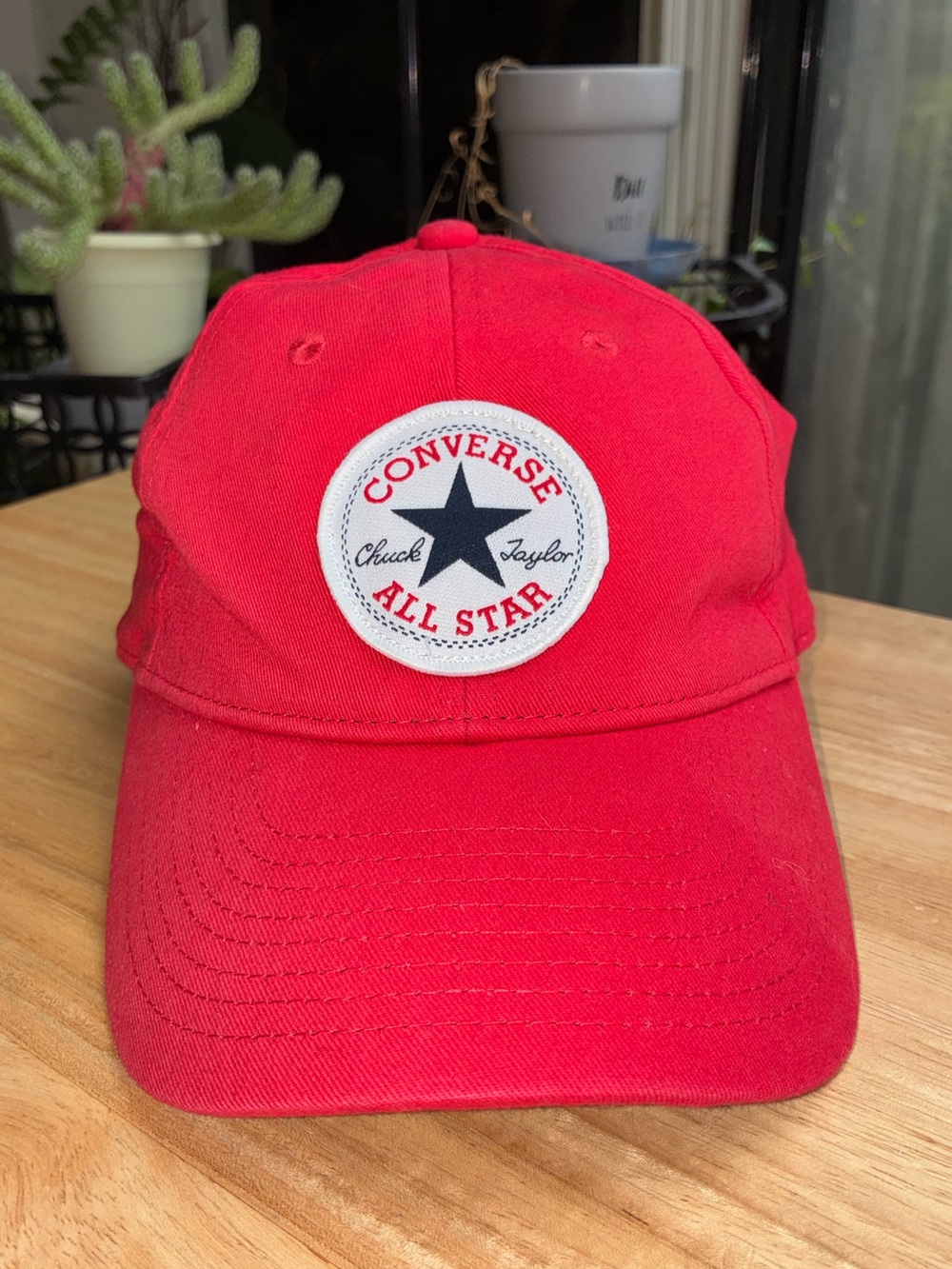 Converse Youth Chuck Taylor All Star Red Baseball Cap Hat Adjustable